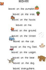 The Very Busy Kindergarten October Poems For Poetry Box English Poems For Kids Poetry For Kids Preschool Poems