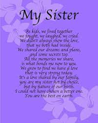 Personalised My Sister Poem Birthday Anniversay Leaving Christmas Gift Present 786071610194 Ebay Happy Birthday Sister Quotes Sister Poems Little Sister Quotes