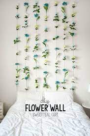 Diy Flower Wall Headboard Home Decor Sweet Teal Diy Projects For Bedroom Bedroom Decor For Women Diy Bedroom Decor For Teens