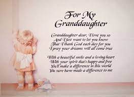 A Personalised Poem For A Granddaughter Ebay Grandparents Quotes Grandaughter Quotes Granddaughter Quotes