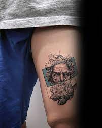 Top 43 Coolest Small Tattoo Ideas 2020 Inspiration Guide Small Thigh Tattoos Thigh Tattoo Designs Small Tattoos For Guys