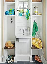 mudroom sink cottage laundry room bhg