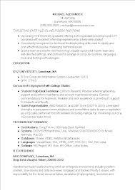 Entry level hr resume example. Basic Entry Level It Resume Templates At Allbusinesstemplates Com