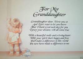 A Personalised Poem For Granddaughter Laminated Gift 8 X 11 5 Quot A4 Grandparents Quotes Grandaughter Quotes Granddaughter Quotes