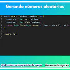 Gerando Numeros Aleatorios Apenas Mais Um Snippet Para Gerar Numeros Aleatorios Com Javascript Espero Que Tenham Gostado Javascri In 2020 Boarding Pass Javascript