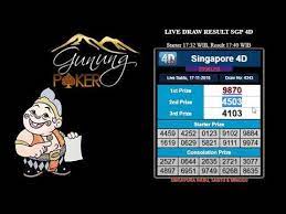 Hasil Live Result Togel Sgp Hari Ini 17 November 2018 Data Sgp Jayatogel Data Youtube