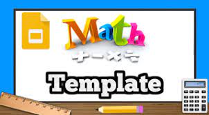 Simple Math Google Slides Template Roombop In 2021 Google Slides Math Math Template Simple Math
