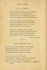 Classic Love Poems