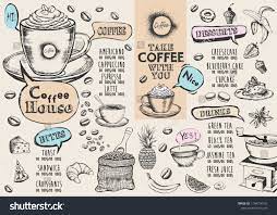 Coffee House Menu Restaurant Cafe Menu Template Design Food Flyer Royalty Free Images Vector In 2020 Cafe Menu Menu Restaurant Coffee House