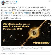 Elon musk's car firm tesla has said it bought about $1.5bn (£1.1bn) of the cryptocurrency bitcoin in january and expects to start accepting it as payment in future. Elon Musk Researching Bitcoin Michael Saylor Completes 1 1 Billion Dollar Btc Buy Ripple Gets Sued