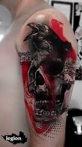 Raven Tattoo Trash Polka Tattoo Designs Trash Polka Trash Polka Tattoo