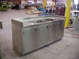 stainless steel kitchen sink cabinet