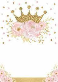 Pin By Maroua Djaafar Djaafar On Logo Floral Baby Shower Invitations Baby Birthday Invitations Girl Floral Baby Shower