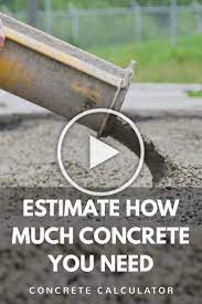 Concrete Calculator And Price Estimator Find Cubic Yards And Bags Of Concrete Needed For Slabs And Footings Inch Diy Woodworking Woodworking Plans Wood Diy