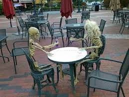 Northville Halloween Skeleton Display Outdoor Furniture Sets Decor Outdoor Decor