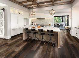 Synergy Bear Creek Mixed Width Neptune Craftsman Style Kitchen Wooden Beams Ceiling Kitchen Remodel