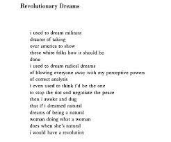 Revolutionary Dreams Nikki Giovanni Perhaps My Favorite Poem Ever Words Poems Spoken Word