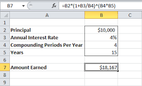 Compound Interest Formula In Excel Compound Interest Excel Interesting Things