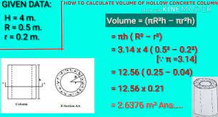 Some Useful Tips To Work Out The Volume Of A Hollow Concrete Column Concrete Column Column Concrete