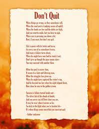 Dont Quit Inspirational Poem With Large Picture Pdf Verybestquotes Com 1 Inspirational Poems Famous Inspirational Poems Inspiring Quotes About Life