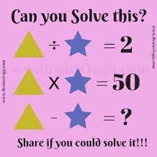 Maths Equation Brain Teaser Maths Puzzles Math Basic Math