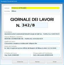 Giornale Dei Lavori Software Rivolto A Imprese Edili Per La Compilazione E Stampa Del Giornale Dei Lavori In Cui Registrare L Andamento Ed Esecuzione Delle Attivita Di Cantiere