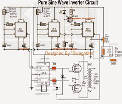 How To Build A 400 Watt High Power Inverter Circuit With Built In Charger Sine Wave Circuit Projects Circuit