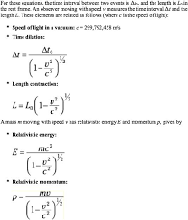Special Relativity Tattoo Just A Thought Special Relativity Physics And Mathematics Science Formulas