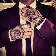 Men Hand Tattoos Hand Tattoos Suits And Tattoos Hand Tattoos For Guys