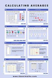Averages Finding Mean Median Mode And Range Tpt Mean Median And Mode Interactive Lessons Gcse Maths Revision