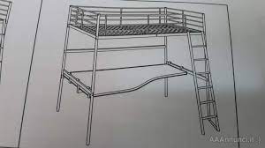 Soluzione ideale per studenti o per case. Letto A Soppalco Ikea Mod Svarta Mai Usato Napoli Campania