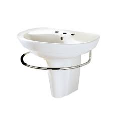 white oval wall mount bathroom sink