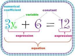 Algebra Terms Poster Math Grades 7 9 Math Expressions Math Word Walls School Algebra