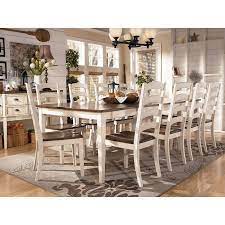 Whitesburg Formal Dining Room Set W 2 Chair Choices Brown Dining Room White Dining Room Furniture Formal Dining Room Sets