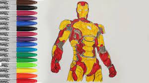 Iron man is a 2008 superhero film, based on the marvel comics superhero of the same name. Ironman Coloring Pages Ironman 3 Iroman Pages Fun Sailany Coloring Kids Youtube