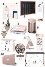 Rose Gold Office Decor From Amazon Room Decor Bedroom Rose Gold Gold Office Decor Rose Gold Room Decor