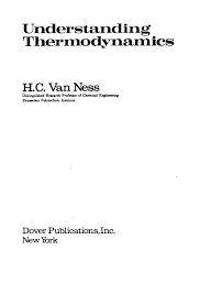 Understanding Thermodynamics Thermodynamics Research Professor Understanding