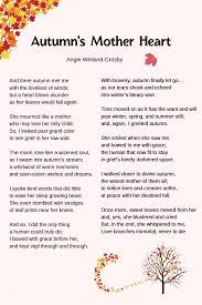 Autumn S Mother Heart Autumn Poems Autumn Quotes Quotes About Motherhood