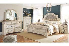 Realyn Queen Upholstered Panel Bed Ashley Furniture Homestore Ashley Furniture Bedroom White Panel Bedroom Set White Paneling