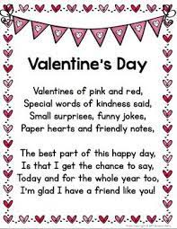 Valentine S Day Poem Cloze Activity And Minibook English Valentines Day Poems Valentines Poems Valentines School