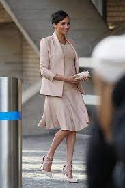 Meghan markle just recycled the aquazzura shoes she wore to her 2018 royal wedding reception. Meghan Markle Just Paid A Romantic Tribute To Prince Harry With Her Outfit Did You Spot It Hello