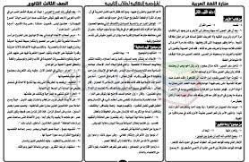 اجابات كتاب المدرسة لغة عربية للصف الثالث الثانوي ملزمتي