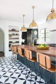 Cement Xtra Credit Black White Square 8 X8 X5 8 Kitchen Floor Inspiration Home Kitchens Kitchen Design