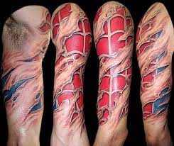 Peter Parker Spiderman Spiderman Tattoo Marvel Tattoos Skin Tear Tattoo