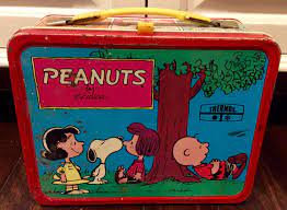 1973 Peanuts Metal Schultz Lunchbox By Thermos Etsy Lunch Box Metal Lunch Box Vintage Lunch Boxes