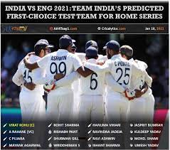 The first match will start on 5 february 2021 and last match will be played on 28 march. India Vs Eng 2021 Predicting Team India S First Choice Test Series Squad