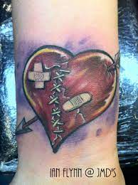 Pin By Justin Chiccarello On Tattoo Broken Heart Tattoo Broken Heart Tattoo Designs Broken Tattoo