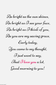 Romantic Good Morning Poems For Him Best Collection Love Poem For Her Good Morning Poems Love You Poems