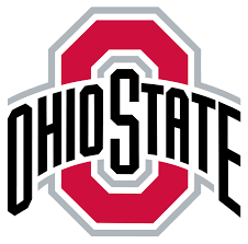 The logo features ohio state in black written across the initial o in red. Ohio State Buckeyes Wikipedia