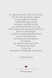 Quotes About What It Feels Like To Fall In Love Komal Kapoor Valentine Love Quotes Perfect Love Quotes Baby Love Quotes